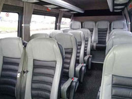 mini-bus interior